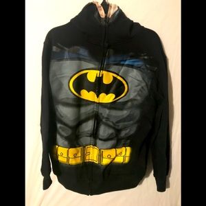 Batman hooded zip up sweat jacket